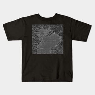 1950s Tokyo Map Kids T-Shirt